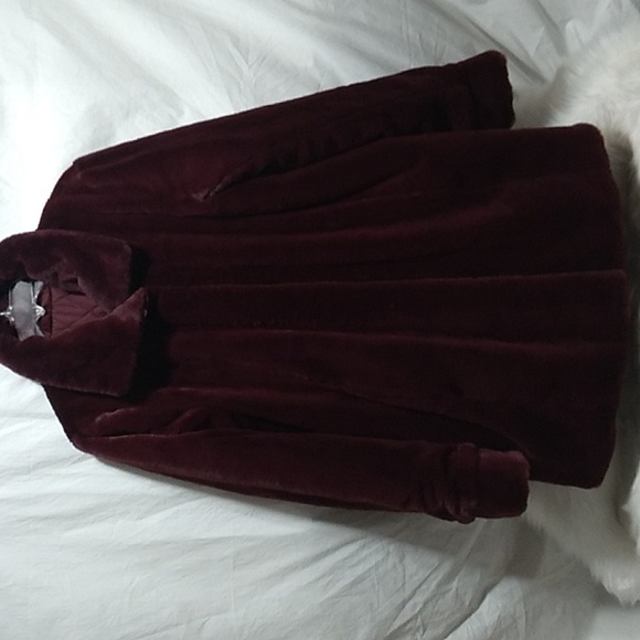 FLASH SALE! Stunning Dennis By Dennis Basso Reversible Coat Can Fit Up To Large - Picture 12 of 14